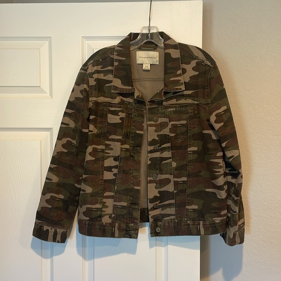 Anthropologie Pilcro Camo Denim Jacket - Picture 6 of 10